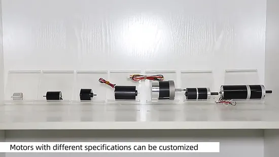 80mm Diameter Short Length Square Flange High Speed High Efficiency Brushless DC Motor 