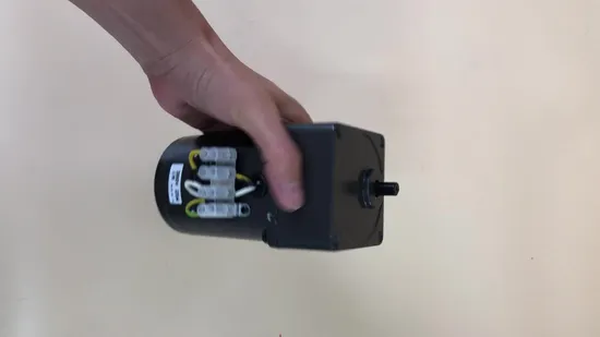 Variable Speed 40W Mask Machine Using Small AC Gear Motor 